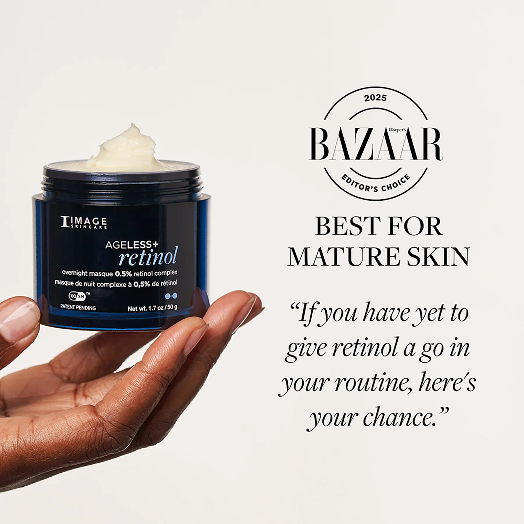 AGELESS+ retinol overnight masque 0.5% retinol complex 3 AGELESS+ retinol overnight masque 0.5% retinol complex